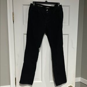 LOFT Black Corduroy